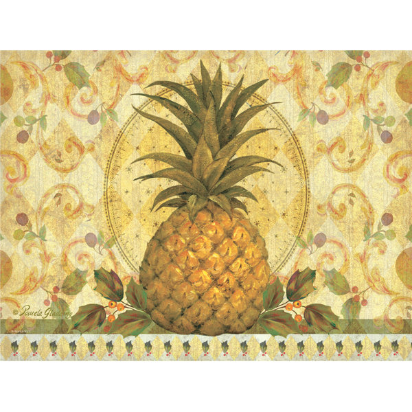 Pimpernel Pineapple 16 Cork Placemat Reviews Wayfair Pimpernel Pineapple 16 Cork Placemat Reviews Wayfair