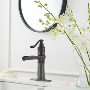 Vibrantbath Waterfall Commercial Single Hole Oil Rubbed Bronze Bathroom Faucet With Drain Embly Vibrantbath Waterfall Commercial Single Hole Oil Rubbed Bronze Bathroom Faucet With Drain Embly