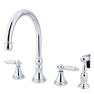 Georgian Gourmetier Double Handle Kitchen Faucet