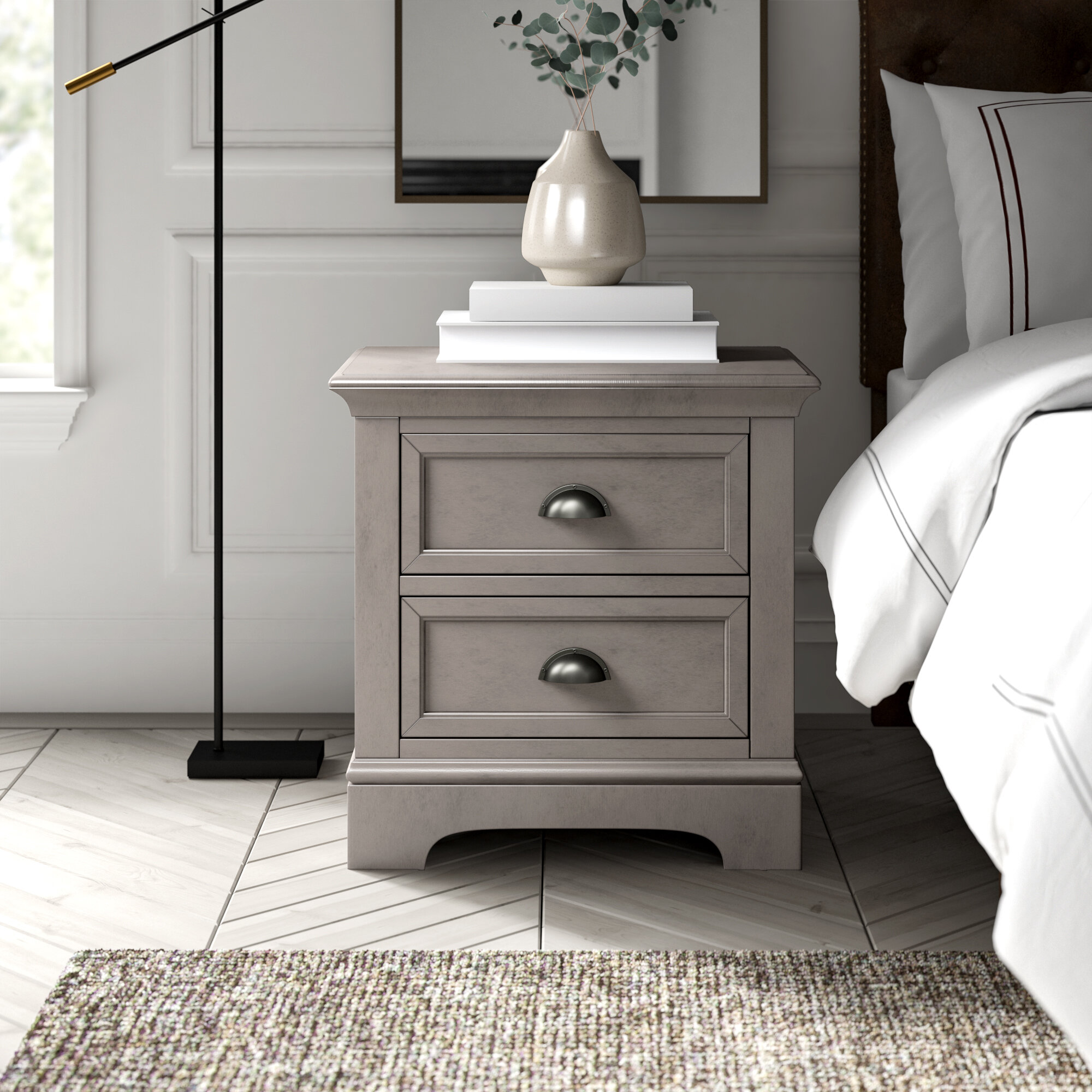 Greyleigh Appleby 2 Drawer Nightstand Reviews Wayfair