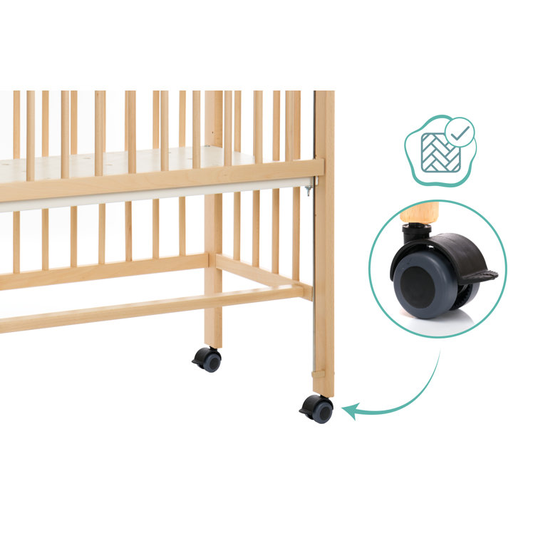 fillikid convertible bedside crib