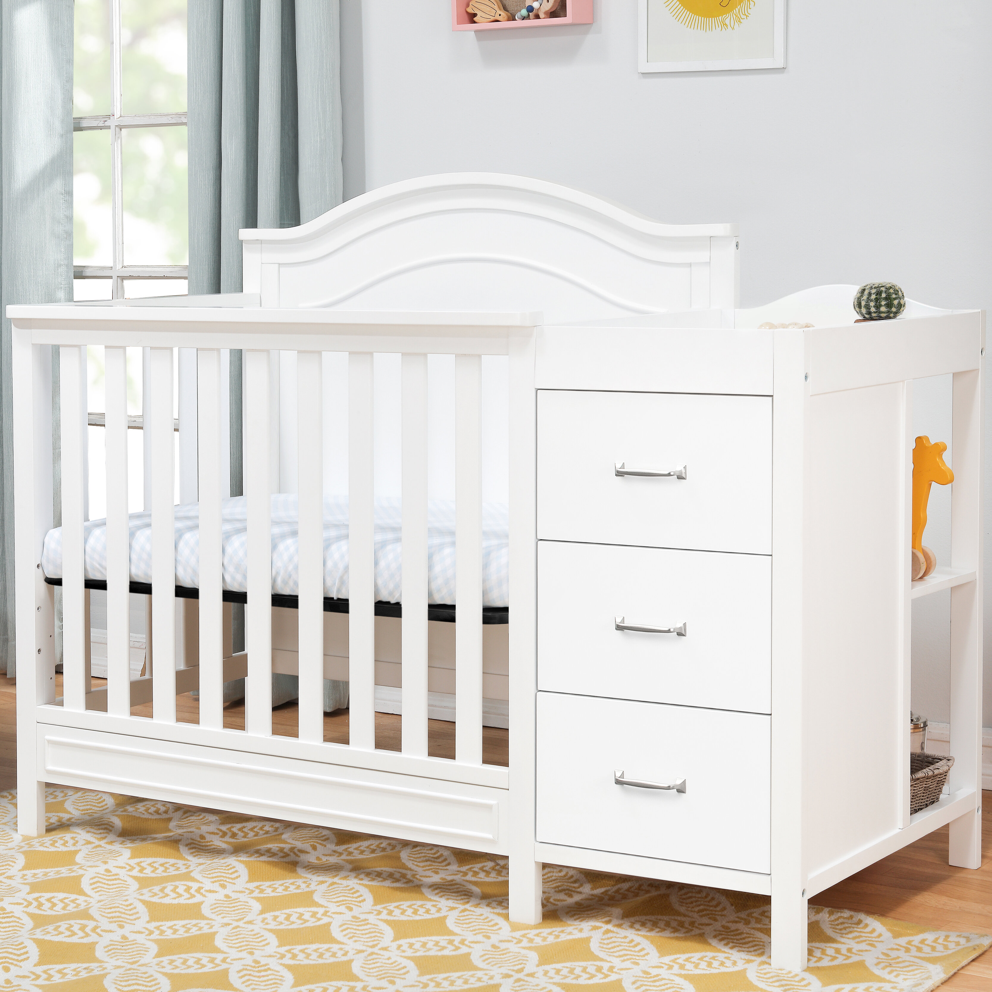 Davinci Charlie 4 In 1 Mini Convertible Crib And Changer With Storage Wayfair