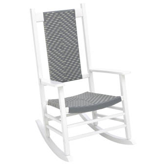Highland Dunes Aren Woven Rocking Chair Reviews Wayfair