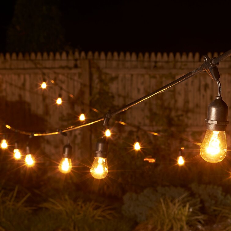 20 ct String Lights Clear Bulbs Turquoise Wire in/outdoor Room Essentials