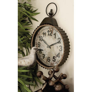 Small Bathroom Wall Clocks | Wayfair Small Bathroom Wall Clocks | Wayfair