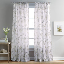 dkny sheer white curtains
