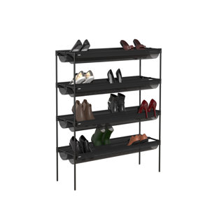 Modern Shoe Storage Allmodern Sling 18 Pair Stackable Shoe Rack