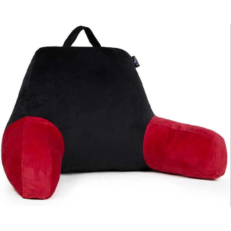 red bed rest pillow