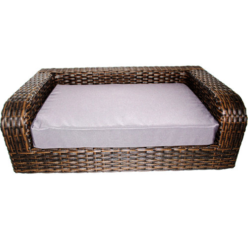 Tucker Murphy Pet™ Pastrana Rattan Dog Sofa & Reviews | Wayfair