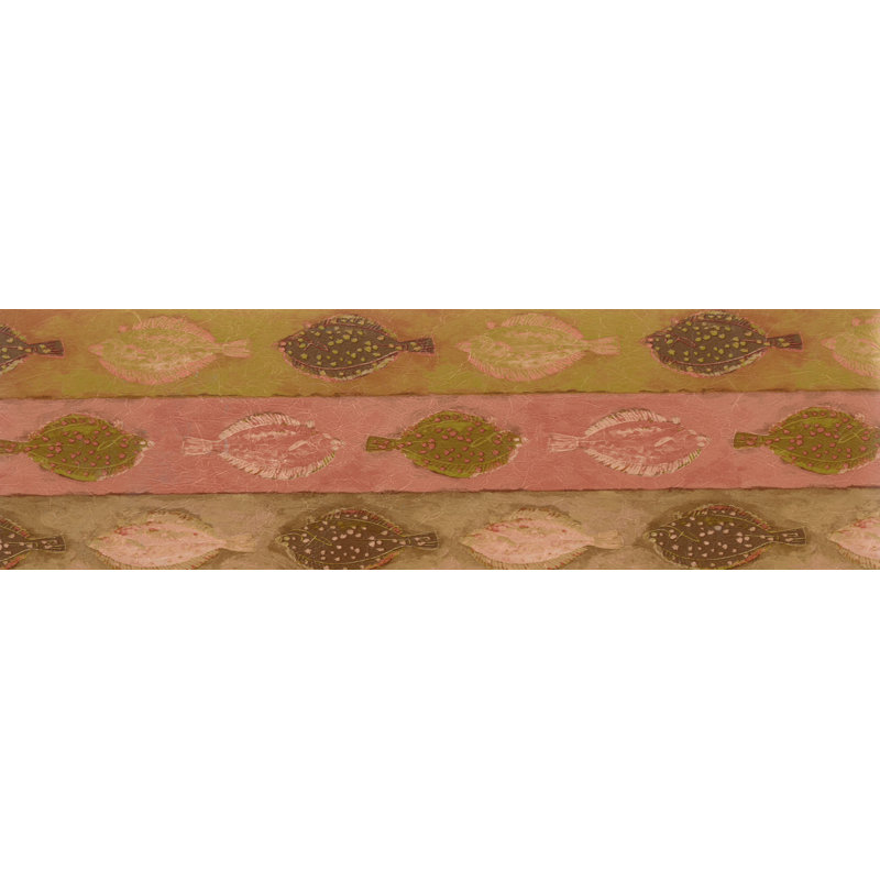 Breakwater Bay Arseni Fish Inrows 15 L X 7 W Wallpaper Border