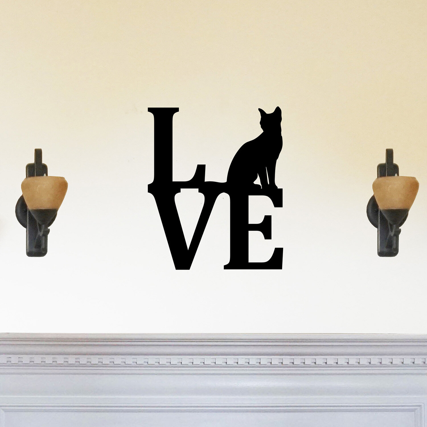 Cat lover sign lightweight Aluminium wall ArtHome is Where The Cats Are 
