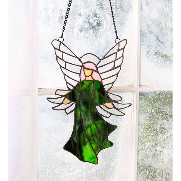 1 x suncatcher mobile lead crystal glass beads butterfly fairy garden rainbow 