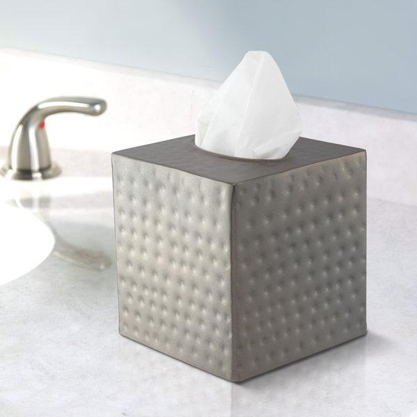 Sandy Bay Tissue Box Holder Cover Home Bathroom Decor Square Kleenex Dispenser 