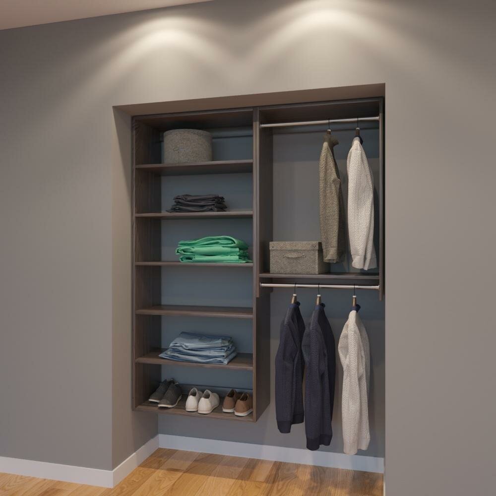 Rebrilliant Corey 60 W Organizer Closet System Wayfair