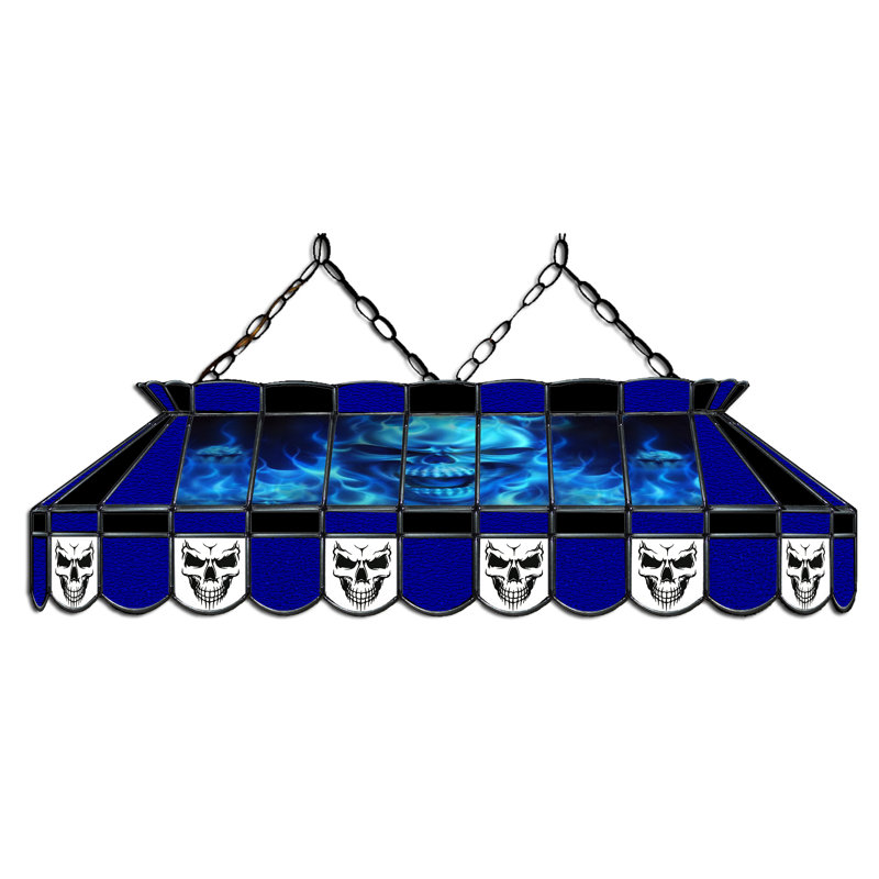 blue pool table light