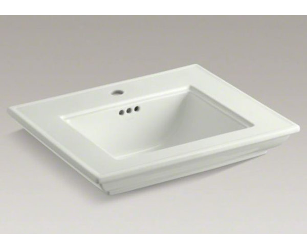 Dune KOHLER K-2345-4-NY Memoirs Bathroom Sink Basin with Stately Design and 4 Centers