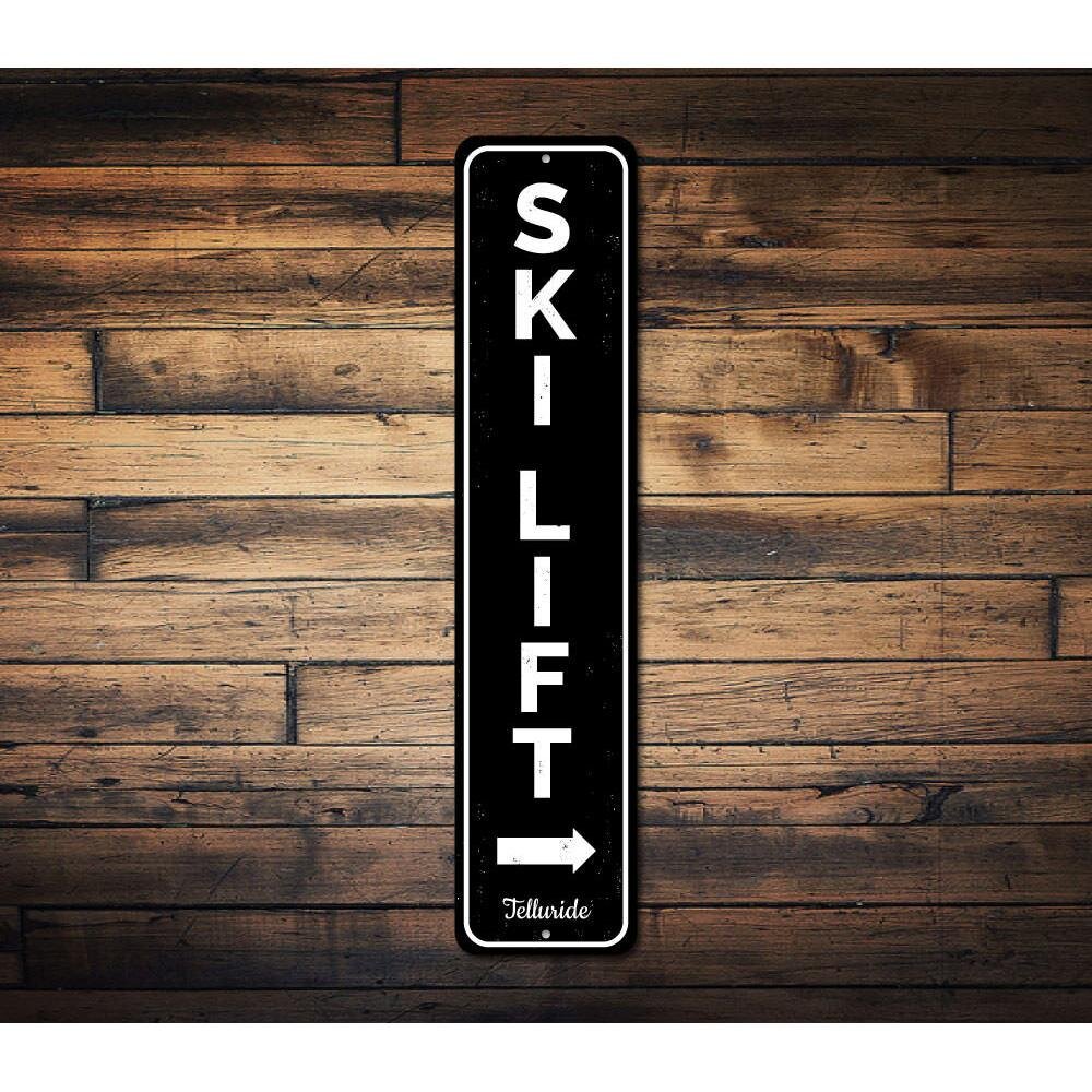 Lizton Sign Shop Inc Ski Lift Vertical Custom Aluminum Sign Wayfair