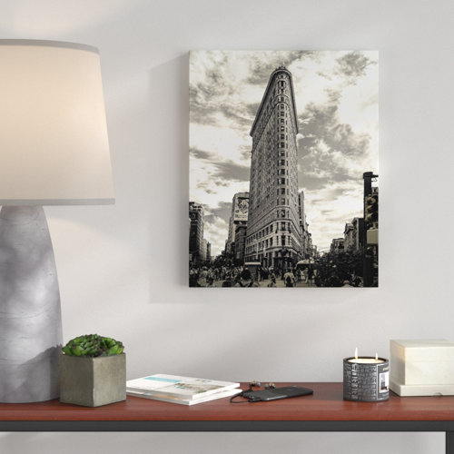'Flatiron' by Andrew Paranavitana Photographic Print Wrapped on Canvas East Urban Home Size: 51cm H x 41cm W x 3.8cm D