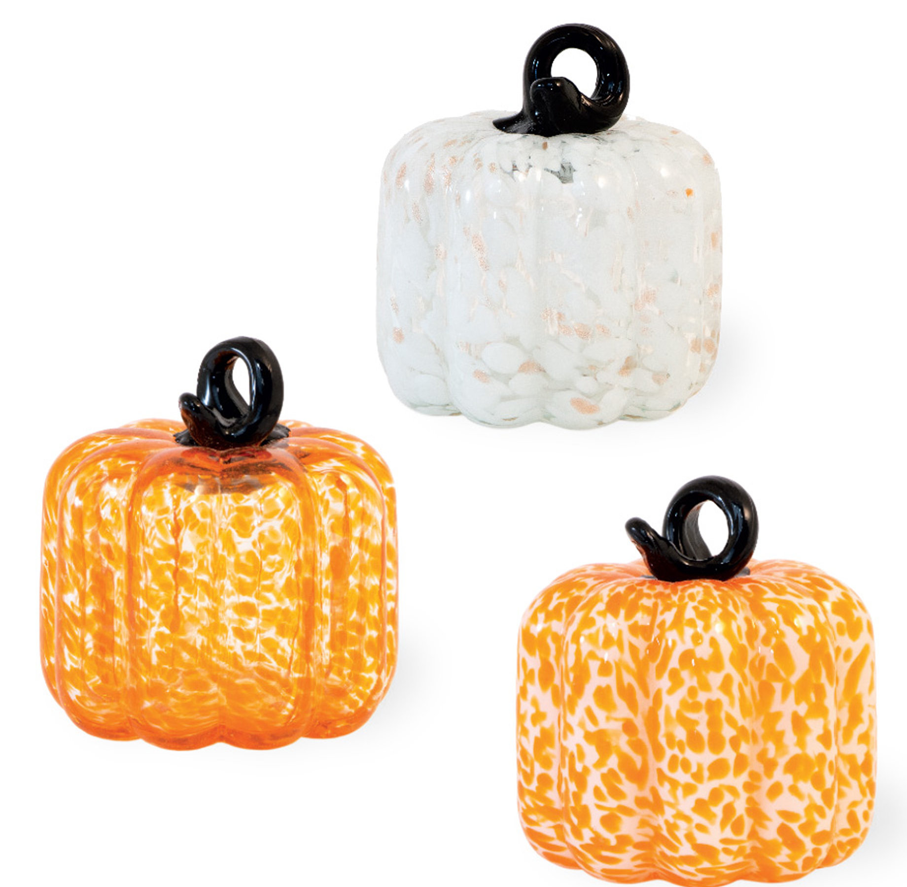 The Holiday Aisle 3 Little Pumpkins In A Box Decorative Accent