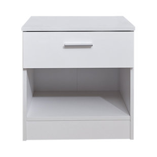 Slim White Bedside Table Wayfair Co Uk Quickview