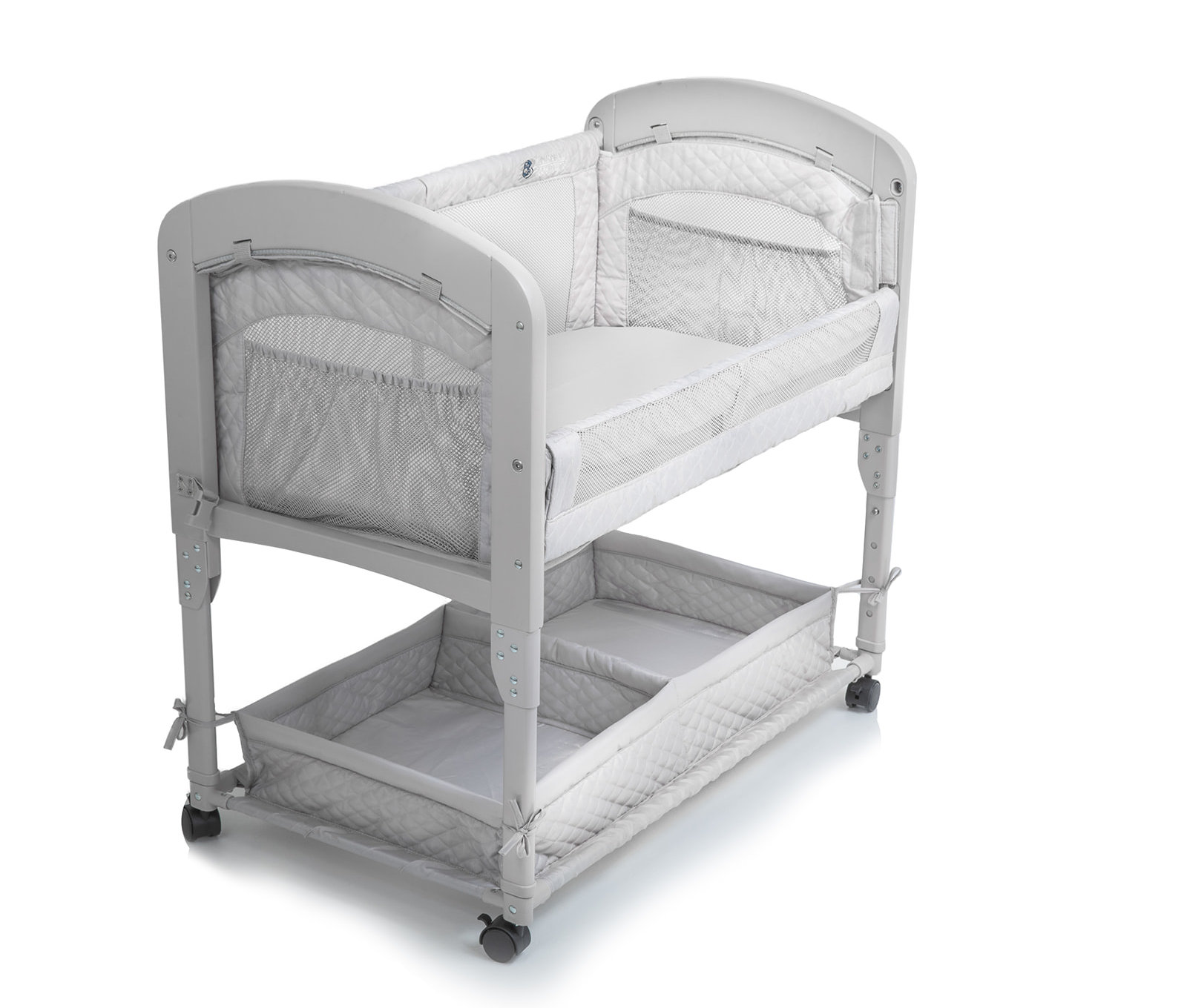 mini ezee bedside crib with mattress