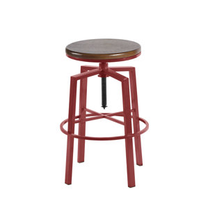 Creekmont Adjustable Height Swivel Bar Stool by Beachcrest Home