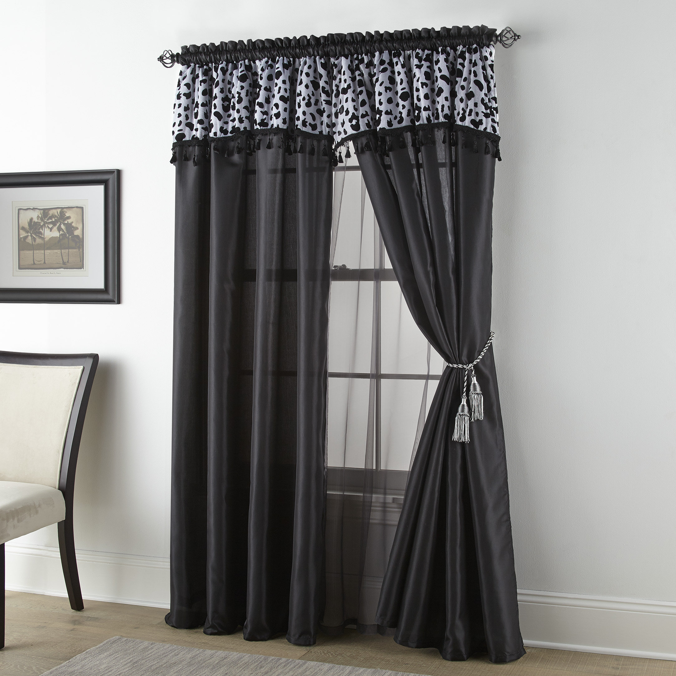 House Of Hampton Messier Semi Sheer Rod Pocket Curtain Panels