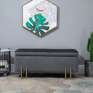 Luxus Stoff Patchwork Sitz Couch Flur Polster Bank Möbel 102 cm lang Holz Füße 