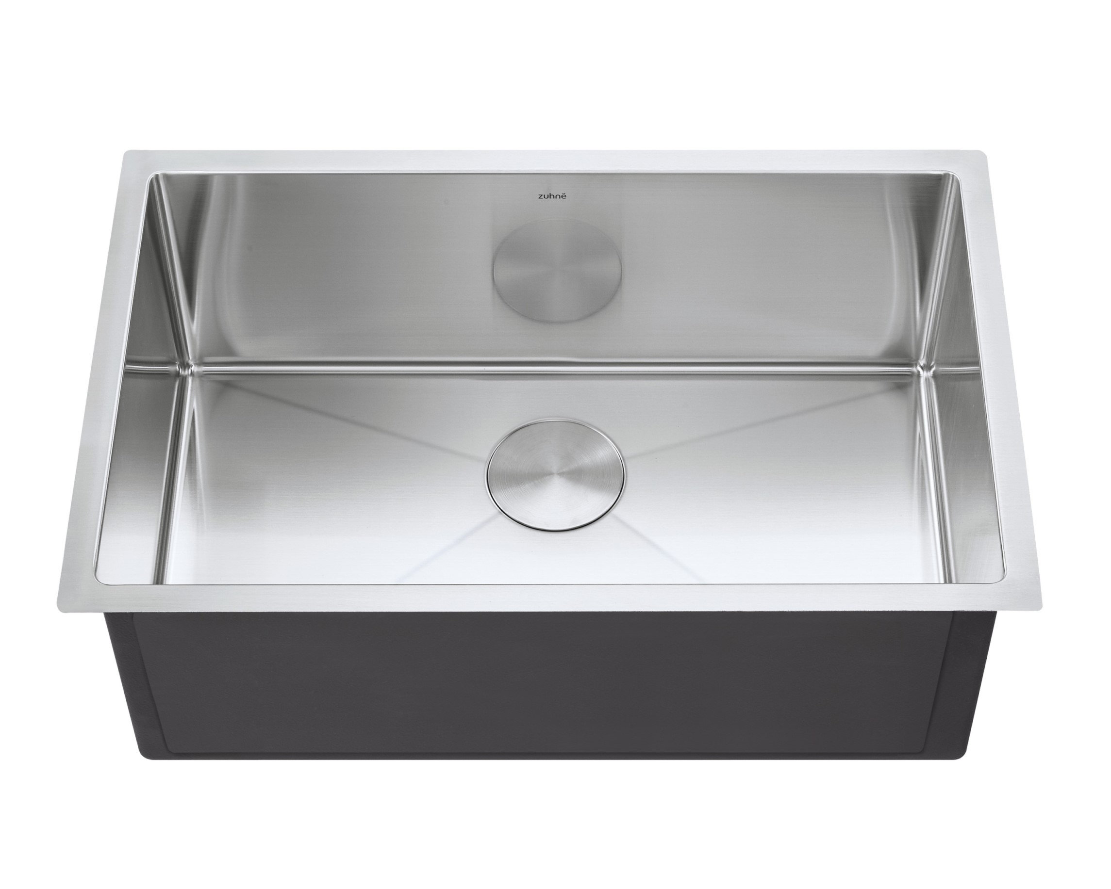 Zuhne Modena 28 Inch Stainless Steel Undermount Kitchen Sink With Accessories 16 Gauge Tight Radius Deep Single Bowl For 30 Cabinet Wayfair Ca