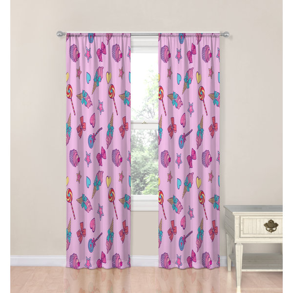 Nickelodeon JoJo Siwa Dream Believe Room Darkening Curtain ...