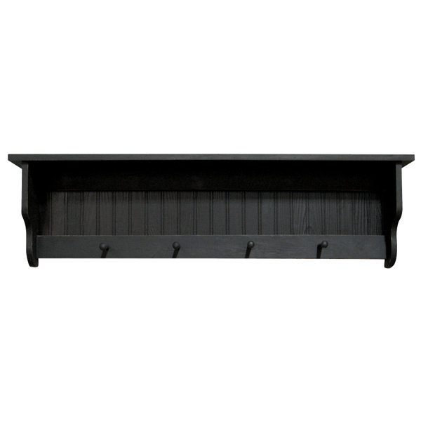 Winston Porter Checketts Pine Shelf With Pegs Reviews Wayfair Winston Porter Checketts Pine Shelf