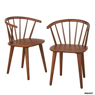 Arielle Rubber Wood Windsor Back Side Chair (Set Of 2) By Langley Street™