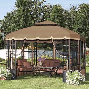 Replacement Canopy for Bay Window Gazebo