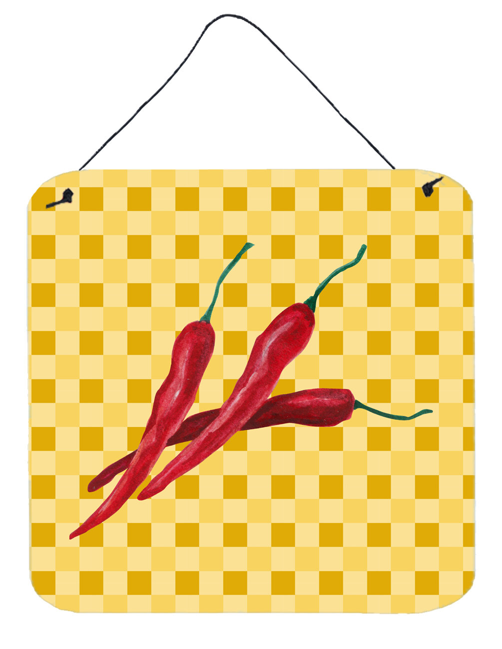 East Urban Home Chili Peppers On Basketweave Wall Décor Wayfair East Urban Home Chili Peppers On