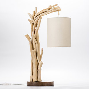 driftwood bedside lamps