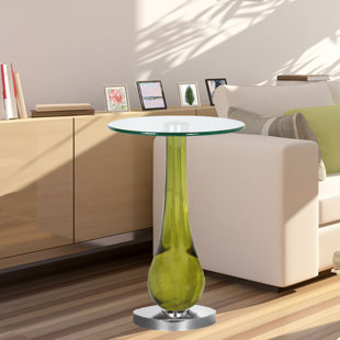 Yareli Evergreen End Table by Corrigan Studio