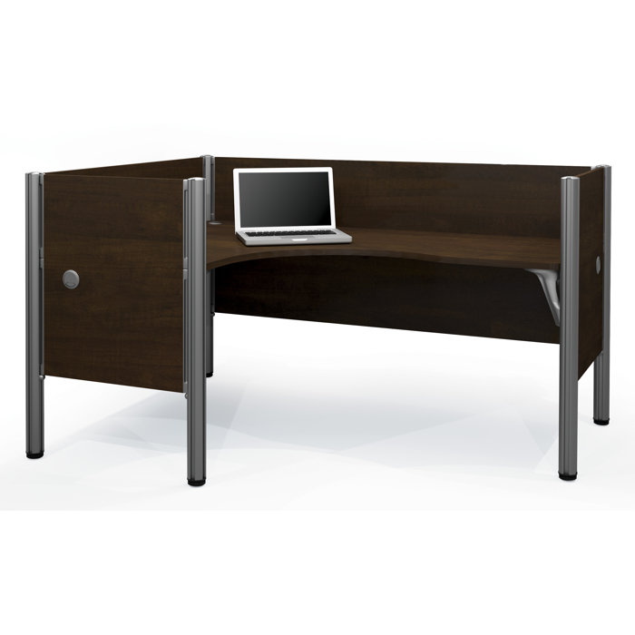 Bestar Pro Biz Single Left L Desk Workstation With 4 Melamine