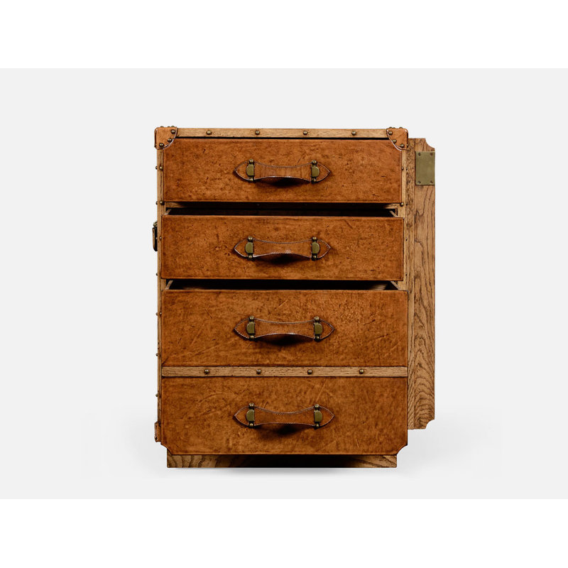 Jonathan Charles Fine Furniture Voyager Travel Trunk Style