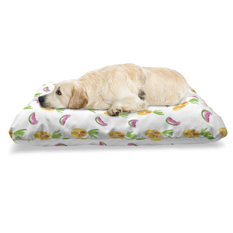 pineapple dog bed large