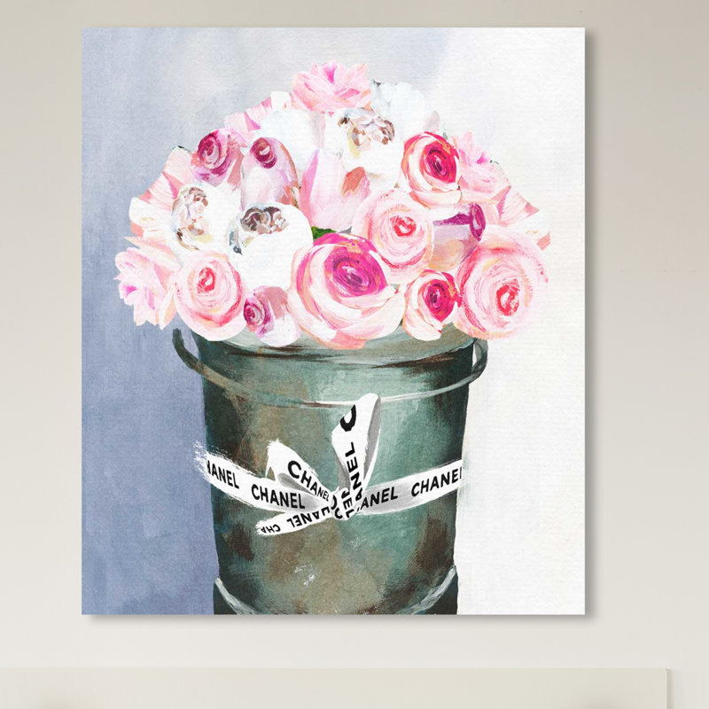Oliver Gal Bucket Full Of Scent Wrapped Canvas Painting Print