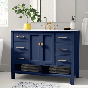 Wayfair | 48 Inch Blue Bathroom Vanities You'll Love in 2022