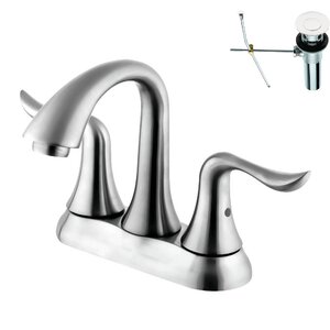 Double Handle Centerset Bathroom Faucet