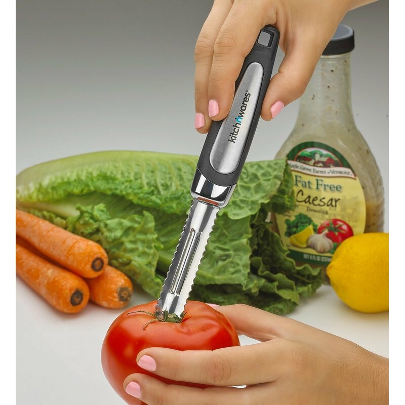 potato peeler and knife