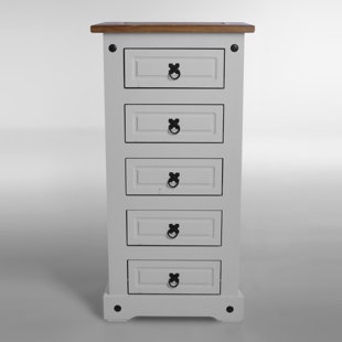 Swink Narrow 5 Drawer Lingerie Chest by August Grove