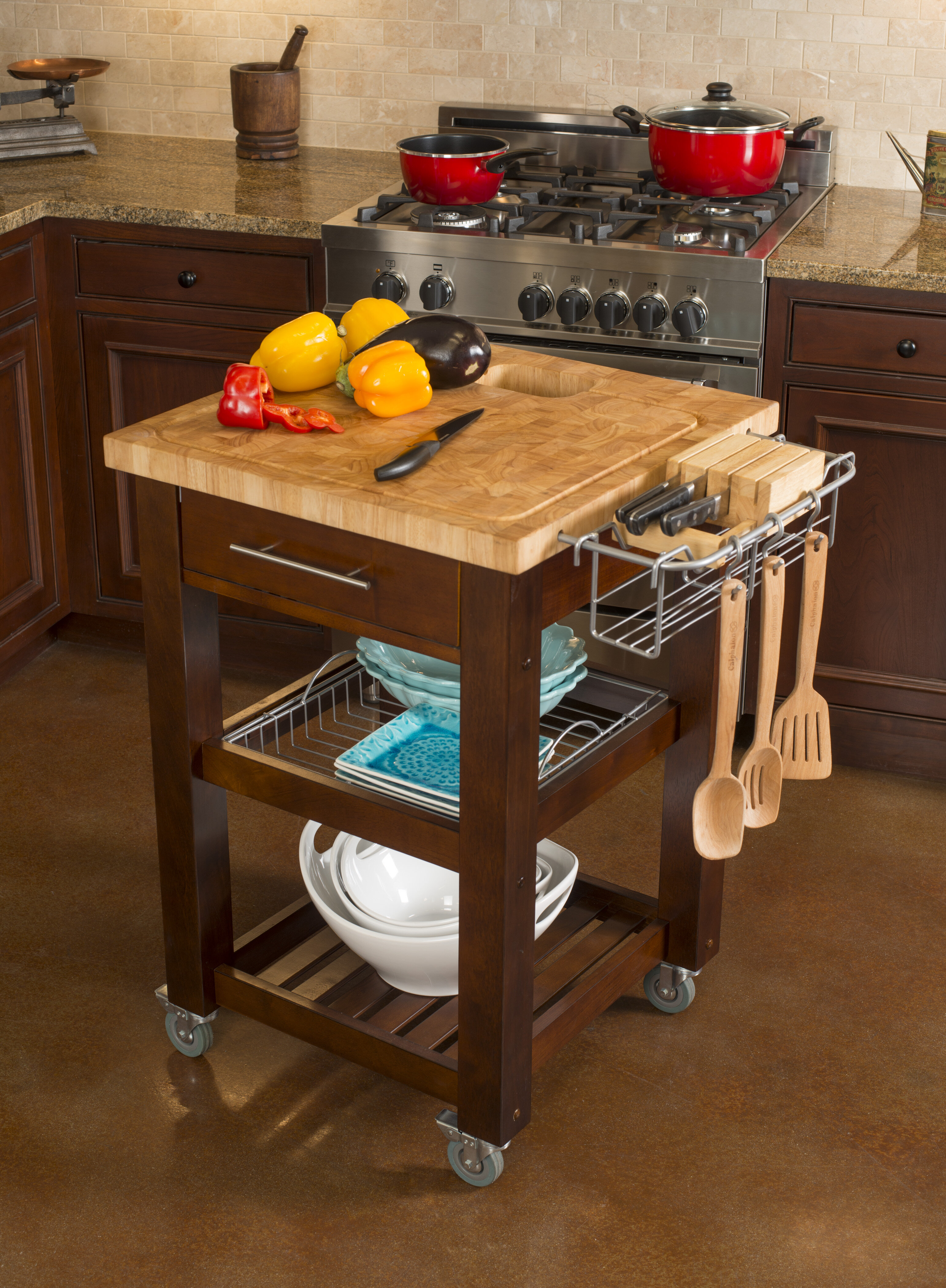 Ebern Designs Sydney Kitchen Cart Reviews Wayfair