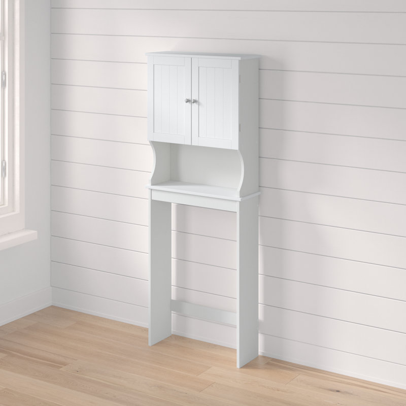 Rebrilliant 22 75 W X 62 25 H X 8 D Over The Toilet Storage Reviews Wayfair
