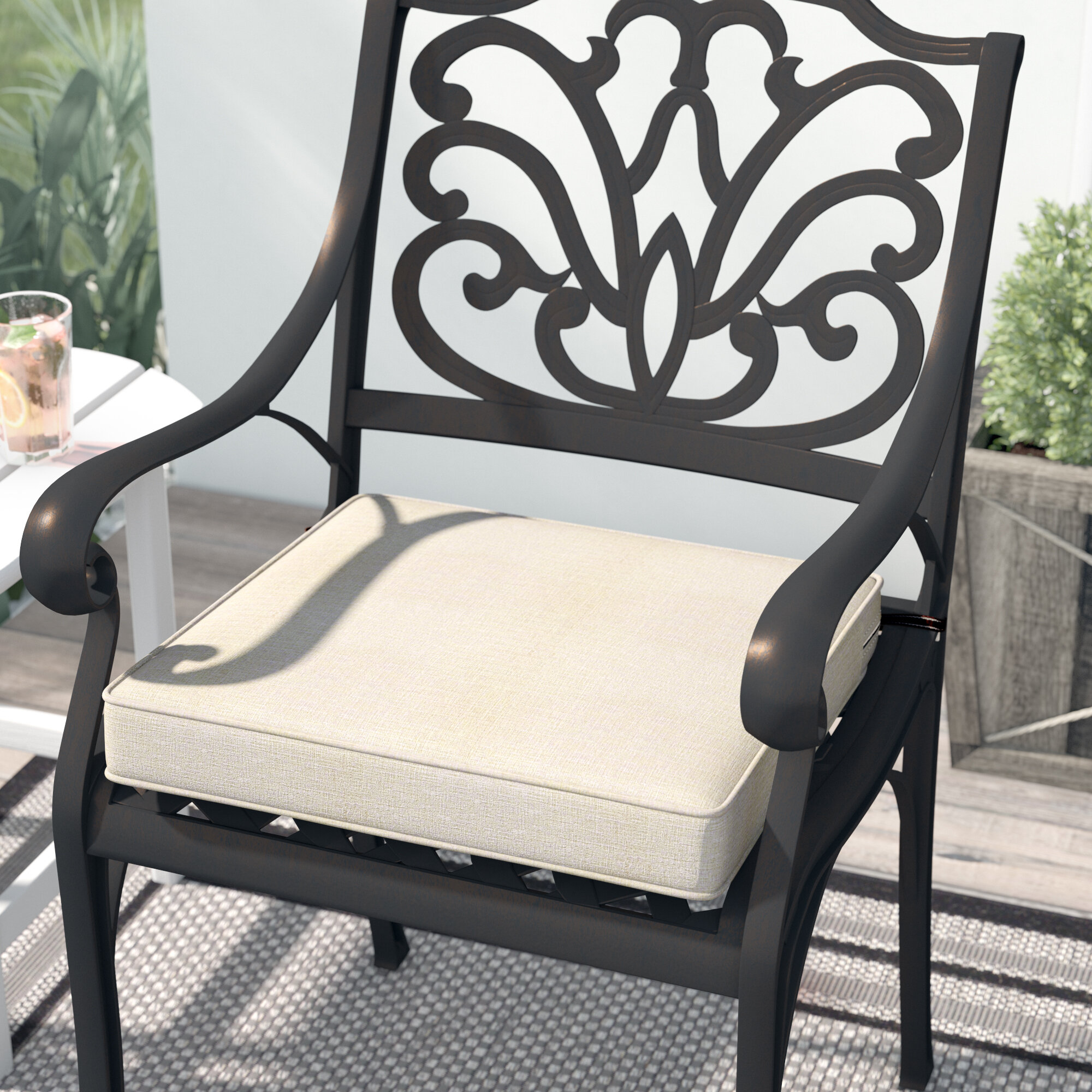 square patio seat cushions