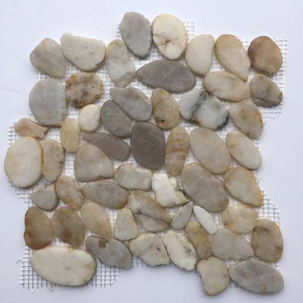 Fustone Birch River Rock Random Sized Natural Stone Mosaic Tile In Fustone Birch River Rock Random Sized