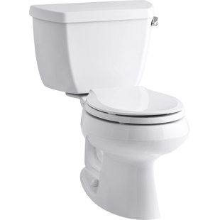 Go to store & view more images Kohler Wellworth Classic 1.28 GPF Round Two-Piece Toilet