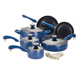 15 Piece Porcelain Non-Stick Cookware Set